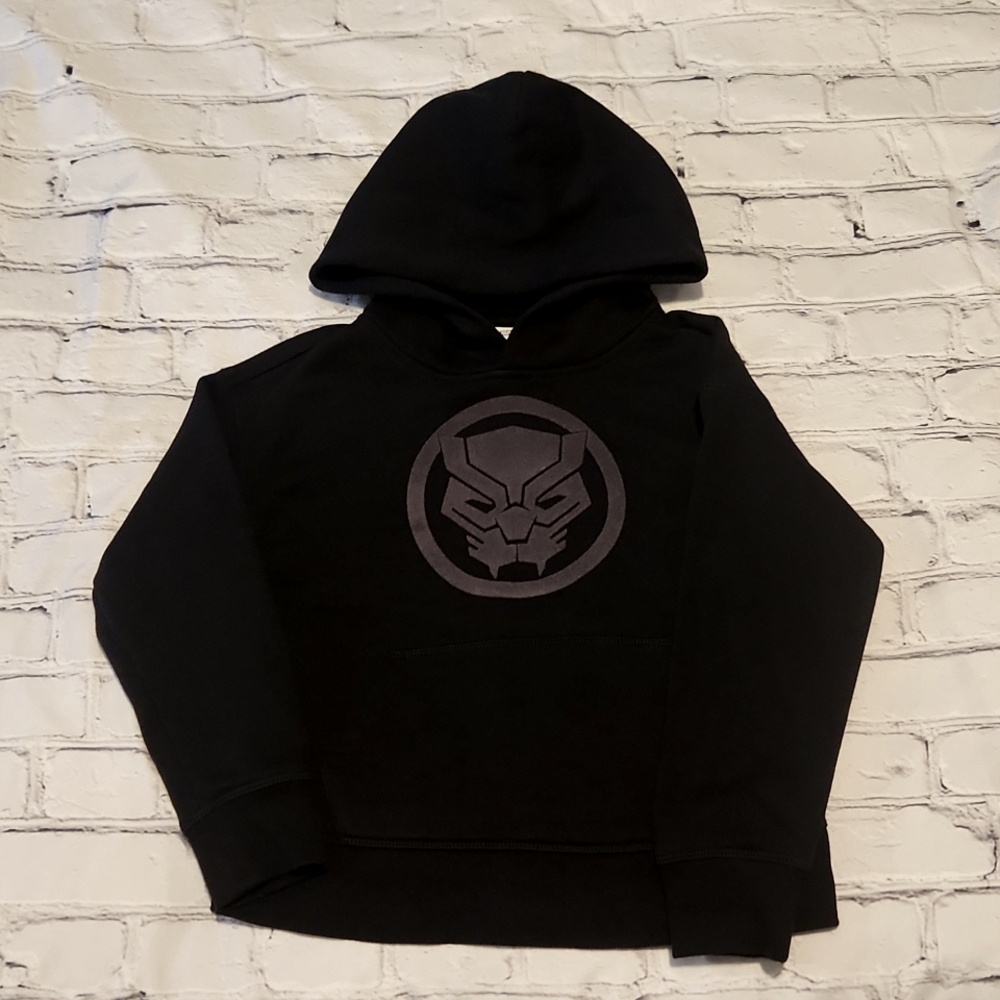 GAP Kids Marvel Black Panther Hooded Sweater Size Small 6-7